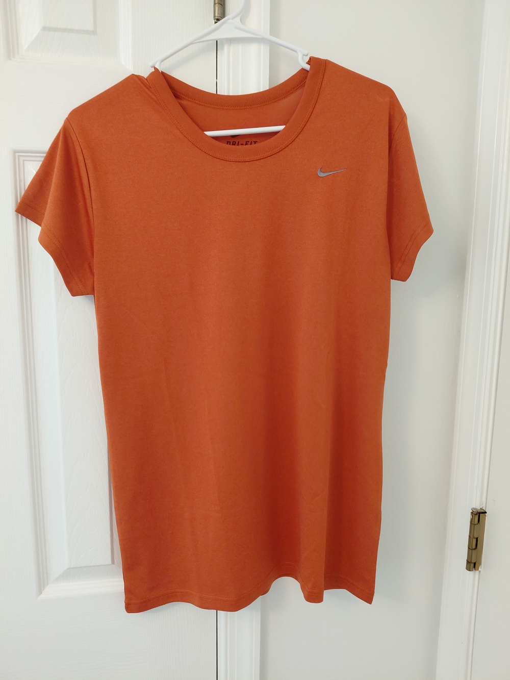 Nike Orange Short-Sleeve Dri-FIT Crew Tee